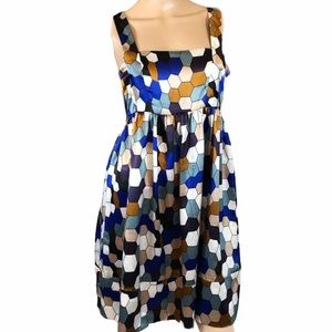 Robe Noire Vertigo Paris Taille L - Col V Avec Bijoux, Découpes/drapées Sans Manches - Occasion Très Bon état